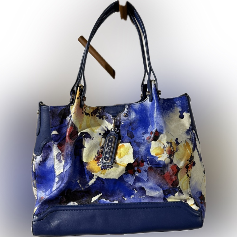 Sharif Genuine Saffiano Leather Bag Damaged